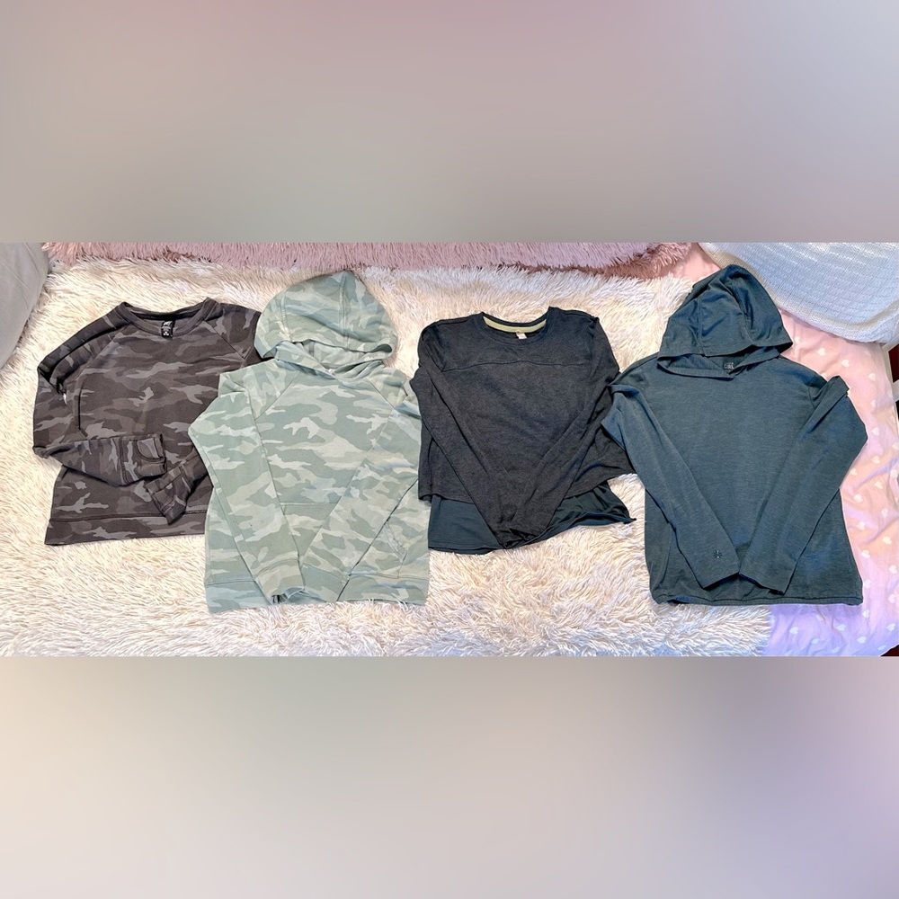 4 Athleta Girl Long Sleeve Tops